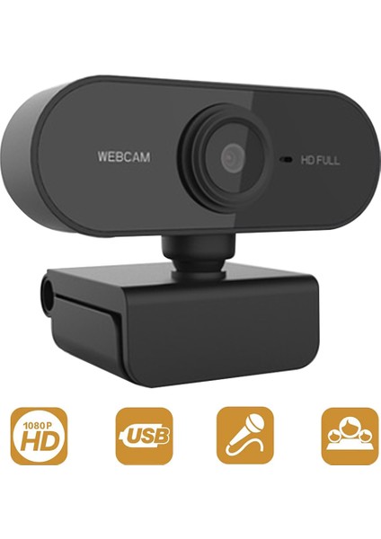 Kamera Web Kamerası 1080P Hd Akışı Video Akışı Kayıt Konferansı Dijital Web Kamerası (Yurt Dışından)