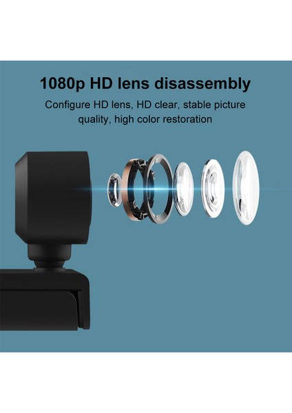 Kamera Web Kamerası 1080P Hd Akışı Video Akışı Kayıt Konferansı Dijital Web Kamerası (Yurt Dışından) fırsatları