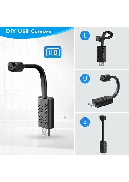 Kamera En Küçük USB Kamera Wifi, USB Tak Kamera, Hd 1080P USB Kamera Güvenlik Su (Yurt Dışından) fiyatları