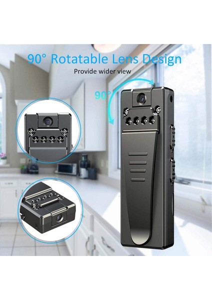 Kamera Wifi Mini Kamera Ultra Kompakt Ağ Kamerası Kablosuz Ip Kamera 1080P B ile (Yurt Dışından)