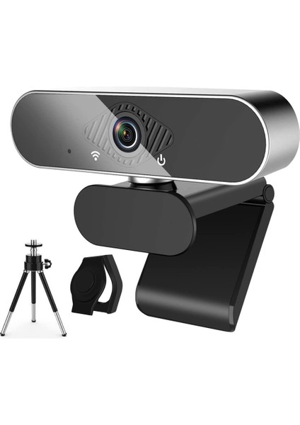 Kamera 1080P Profesyonel Hd Web Kamerası, Mikrofonlu Stereo 110° Geniş Açı Göz Koruması (Yurt Dışından)
