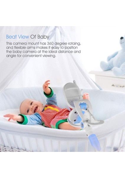 Kamera Bebek Monitörü Montajı Evrensel Kamera Montajı Ayarlanabilir Esnek Kamera (Yurt Dışından) fiyatları