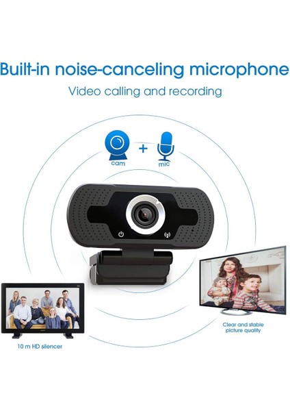 Kamera USB Web Kamerası 1080P Kapaklı Web Kamerası Pc Masaüstü Dizüstü Bilgisayar Akışı Webc Için (Yurt Dışından) fırsatları