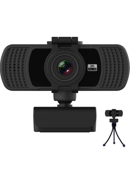 Kamera Web Kamerası 2k Mikrofonlu, 2020 Yükseltme Web Kamerası 1080P Full Hd USB Sabit Odaklı Web Kamerası (Yurt Dışından)