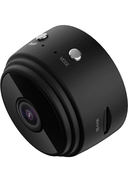Kamera Mini Wifi Kamera Hd 1080P Gözetleme Kamerası Siyah (Yurt Dışından)