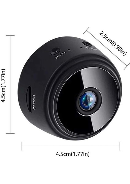 Kamera Mini Wifi Kamera Hd 1080P Gözetleme Kamerası Siyah (Yurt Dışından) modelleri