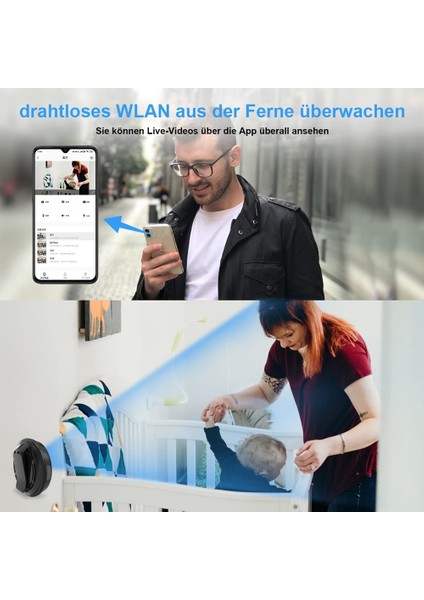Kamera Mini Kamera Wifi 1080P Mini Güvenlik Kamerası Wifi Uygulamalı Mini Kamera Küçük (Yurt Dışından) modelleri