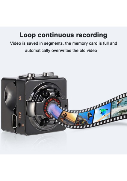 Kamera Sq8 Mini Dv Kamera Küçük Kamera Yüksek Çözünürlüklü Mini Kamera Gece Görüşü Dv-K (Yurt Dışından) modelleri