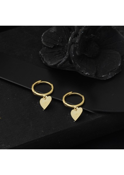 14 Ayar Kalp Figürlü Sallantılı Altın Küpe fırsatları