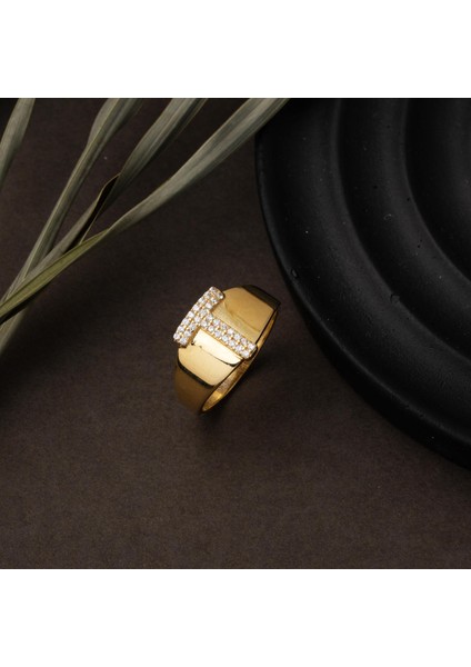 14 Ayar T Harf Altın Yüzük fırsatları