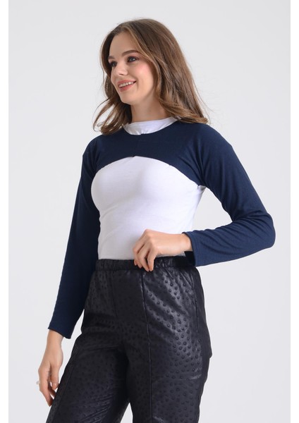Pınkmark Kadın Içe Giyilen Tesettür Uzun Kolluk Bolero PMBL25545 fiyatları