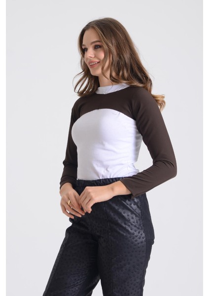 Pınkmark Kadın Içe Giyilen Tesettür Uzun Kolluk Bolero PMBL25545 fiyatları