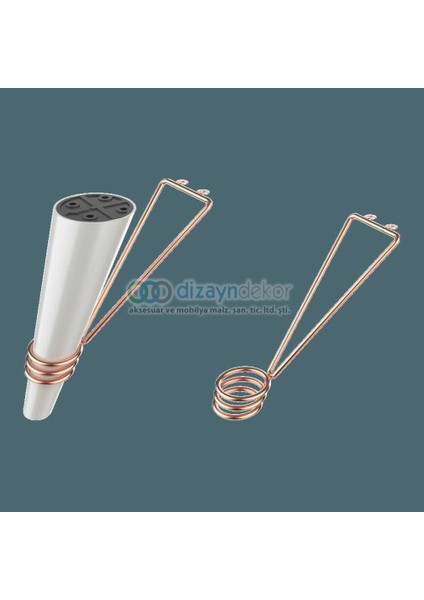 Konik Açılı Aksesuarlı Dolap Ayağı Parlak Altın Mat Siyah 20 cm modelleri