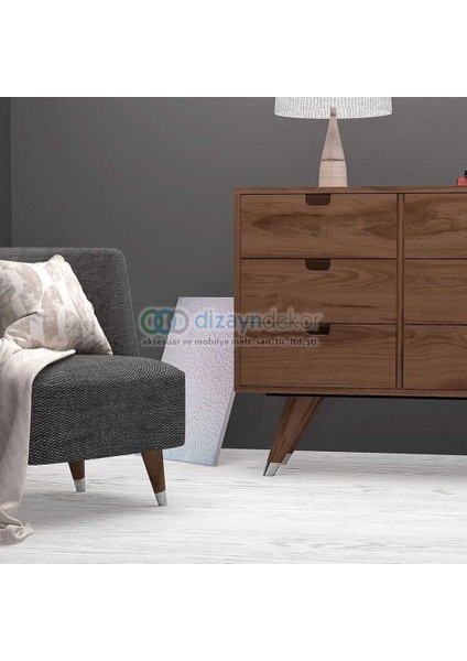 Konik Açılı Koltuk Kanepe ve Dolap Ayağı Mat Siyah 23 cm fiyatları