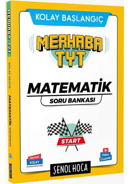 Şenol Hoca Yayınları Merhaba TYT Matematik Soru Bankası