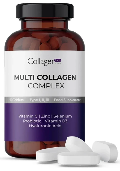 Collagen Forte Platinum Hyaluronic Acid Collagen Complex 1500mg X 90 Tablet