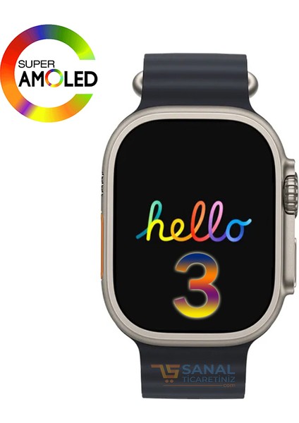 Sanal Ticaretiniz Watch Hello 3 Ultra Akıllı Saat