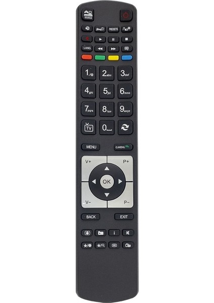 Weko Kl Vestel-Seg Yeni Source Tuşlu Lcd-Led Tv Kumanda Siyah