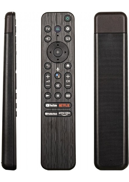 Weko Kl Sony RMF-TX800P Youtube-Netflıx-Prıme Vıdeo Tuşlu Ses Komutlu LCD LED Tv Kumanda Siyah