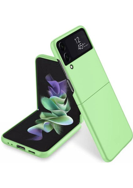 Samsung Galaxy Flip3 Için Mat Yüzey Sert Plastik Kılıf - AL8848