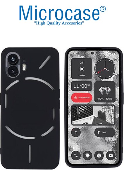 Nothing Phone 2 Elektrocase Serisi Silikon Kılıf - Siyah AL3340 modelleri