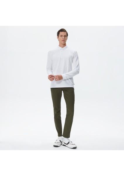 Nautıca Erkek Beyaz Slım Fıt Uzun Kollu Polo K37451T.1BW modelleri