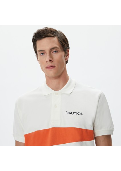 Nautıca Erkek Kırık Beyaz Classıc Fıt Kısa Kollu Polo K37106T.1MA fırsatları
