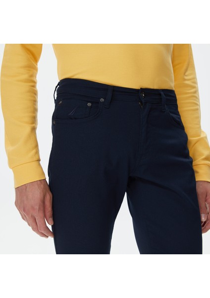 Nautıca Erkek Lacivert Slim Fit Desenli Pantolon P37029T.4NV fırsatları