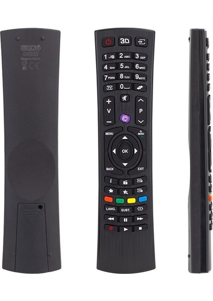Weko Kl Vestel 49UA9400 3D Lcd-Led Tv Kumanda (RCA4890-30089290-M7485600352X) (12655=13079) Siyah