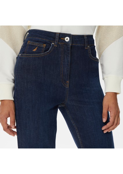 Nautıca Kadın Mavi Relaxed Fit Denim Pantolon 37P309T.93T fırsatları