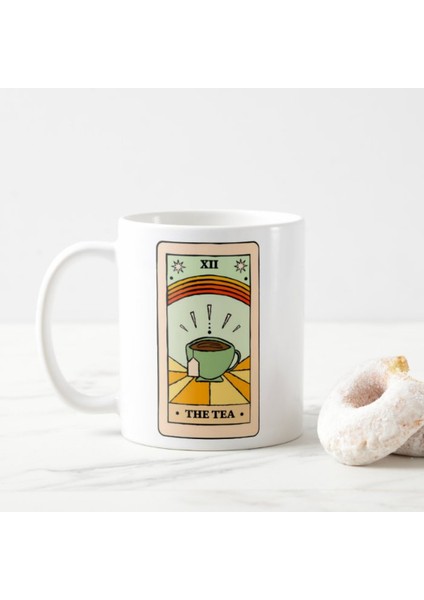 Tarot Kartı Tea Baskılı Kupa Bardak