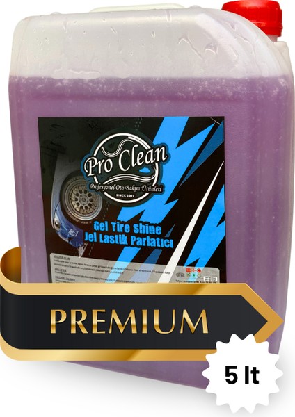 Lastik Parlatıcı Jel Premium 5lt