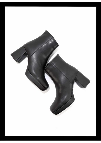 Siyah Kadın Bot & Bootie K02527302309