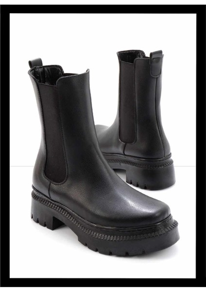 Siyah Kadın Bot & Bootie - K02792070209