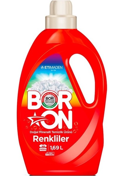 Doğal Mineralli Toz Temizlik Ürünü Renkliler 2 Adet + Boron Sıvı Temizlik Ürünü Renkliler