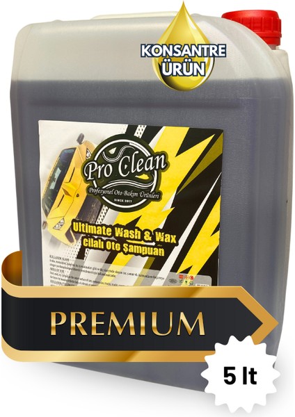 Cilalı Oto Şampuanı Premium 5lt