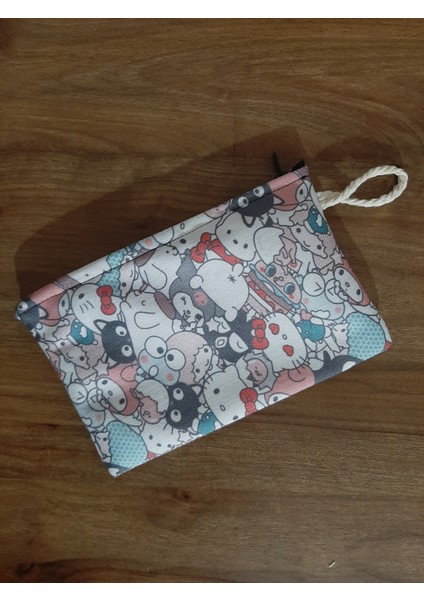 Kawaii Hello Kity Kuromi And Friends Desenli Tasarım Kalemlik-Cüzdan