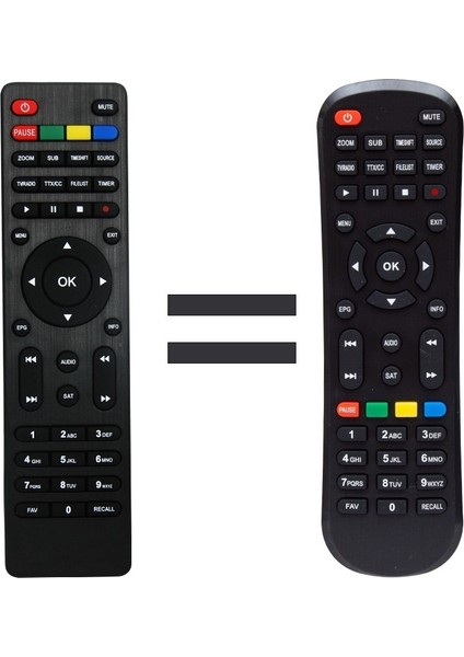 Weko Kr Mersat Star /yumatu Hd/cıtybox Hd/mersat Margınal Uydu Kumanda (33206 Aynı) Pause Kırmızı (3035=18823) Siyah