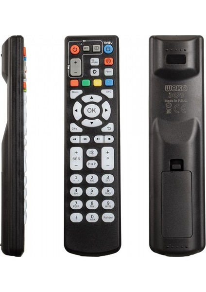 Weko Kr Tıvıbu Turk Telekom Tv Akıllı Özellikli Uydu Alıcı Kumandası Siyah