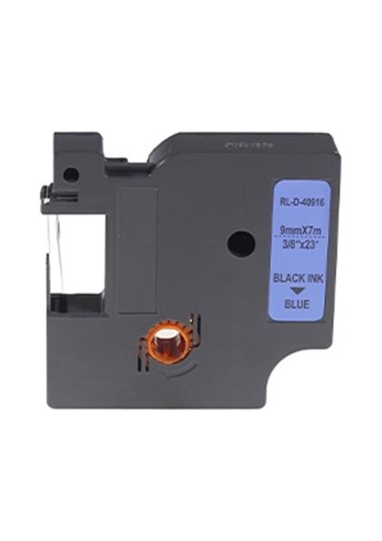 Prıntpen Dymo D1 40916 Mavı Etıkete Sıyah 9 mm x 7m
