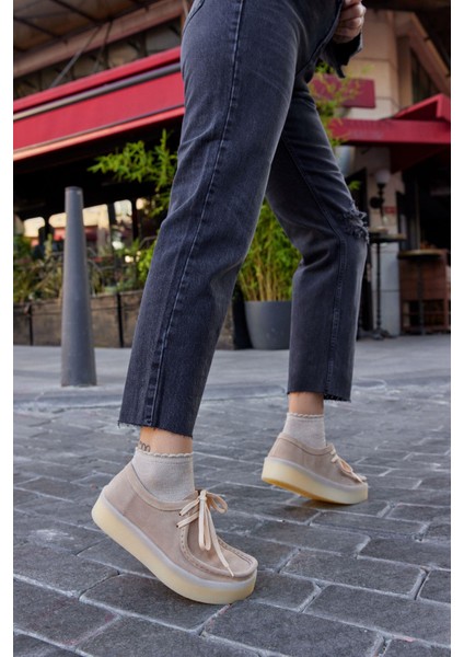 James Bisküvi Deri Bağcıklı Kadın Ayakkabı modelleri