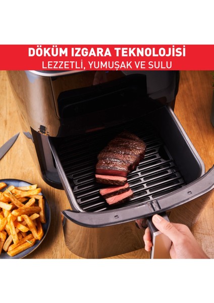 FW2018 Easy Fry & Grill & Steam+ Yağsız Fritöz Airfryer, Kızartma & Izgara & Buharlı Pişirme, Onerous Mutfak Tartısı Hediye