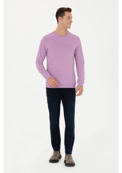 U.S. Polo Assn. Erkek Lila Sweatshirt 50269402-VR034