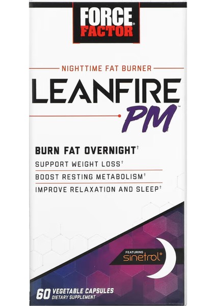 Nighttime Fat Burner, Leanfire Pm, 60 Vegetable Capsules