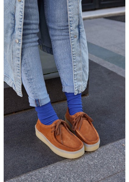 James Taba Deri Bağcıklı Kadın Ayakkabı