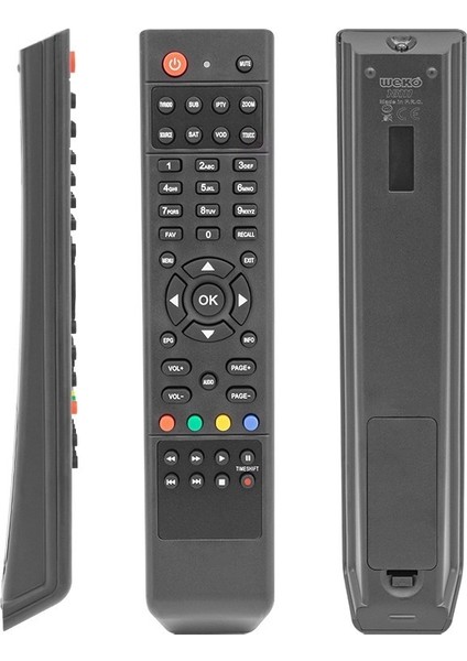 Weko Kr Hıremco Combo Zapper * Combo Kıng Hd * Arnix Rain Hd Uydu Kumanda Siyah