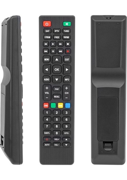 Orjinal Kr Hıremco Akıllı Ip Tv Kıng Zapper Kumanda (8130=3447) Siyah
