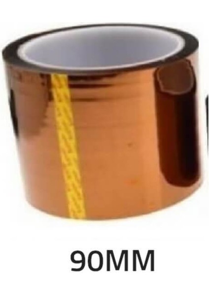 Kapton Bant. Isıya Dayanıklı Termal Bant. Isı Yalıtım Bandı 90MM
