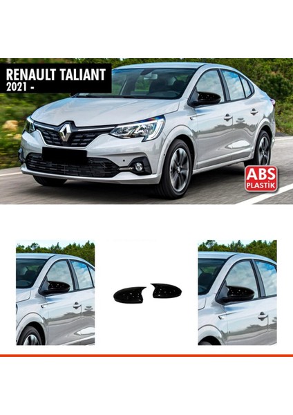 Renault Taliant Yarasa Batman Ayna Kapağı Parlak Siyah