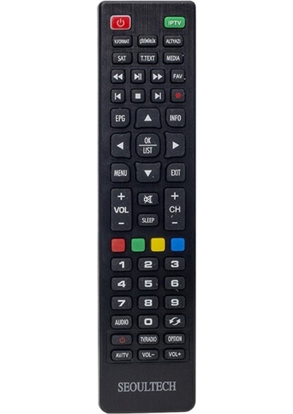 Kr Hıremco Zımba Iptv Uydu Kumandası Siyah